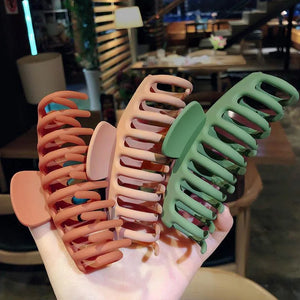 Acrylic Big Hair Claws Frosted Hair Clips for Women Girls
