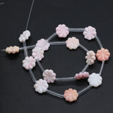 DIY Jewelry Making: 15pcs 12x12mm Natural Shell Petal Beads