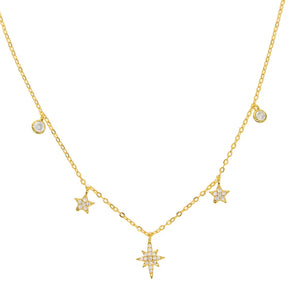 925 Sterling Sparkling Pave Cz Choker Necklace Drop Pendant