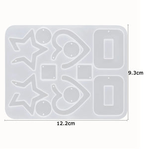 Long Star Earrings Silicone Mold Resin Jewelry Making Tools
