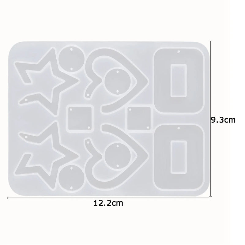 Long Star Earrings Silicone Mold Resin Jewelry Making Tools