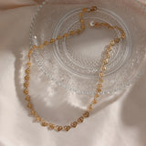 Pearl Tail Chain Choker Necklace for Women Girls