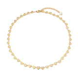 Pearl Tail Chain Choker Necklace for Women Girls