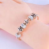 Lucky Charm Bracelet Cuff Beads For Women Wedding Jewelry