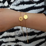 Stainless Steel Zodiac Sign Couple Bracelet