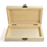 Men Women Wood Brooch Jewelry Packaging Case Box Groom Bow Tie Wedding Party