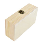 Men Women Wood Brooch Jewelry Packaging Case Box Groom Bow Tie Wedding Party