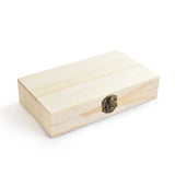 Men Women Wood Brooch Jewelry Packaging Case Box Groom Bow Tie Wedding Party