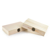 Men Women Wood Brooch Jewelry Packaging Case Box Groom Bow Tie Wedding Party