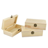 Men Women Wood Brooch Jewelry Packaging Case Box Groom Bow Tie Wedding Party