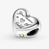 Heart Charm 925 Sterling Silver Jewelry for Women