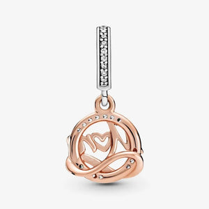 Mum Dangle Charms 925 Sterling Silver Jewelry Gift