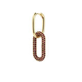 Small CZ Crystal Hoop Earrings Gold/Silver Zircon Women Earrings