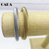 316L Stainless Steel Christmas Style Bangle For Woman