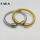 316L Stainless Steel Christmas Style Bangle For Woman