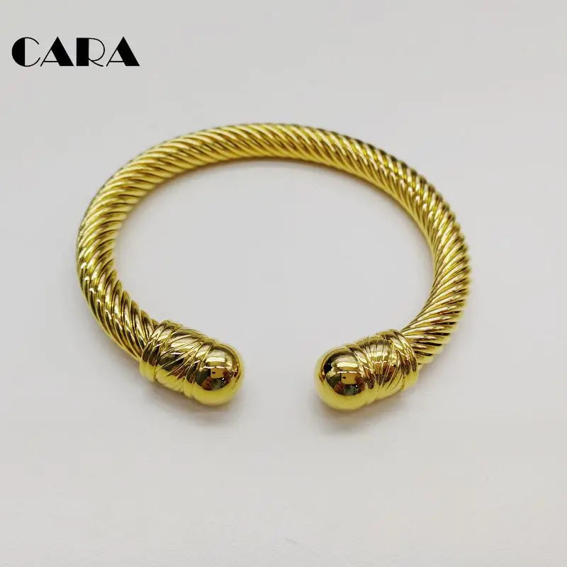 316L Stainless Steel Christmas Style Bangle For Woman