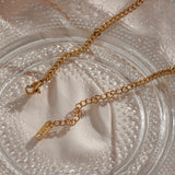Cuban Chain Pearl Pendant Necklace For Women High Jewelry Gift