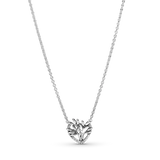 925 Silver Enamel Zircon Tree Necklace for Women