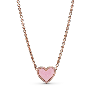 925 Silver Enamel Zircon Tree Necklace for Women