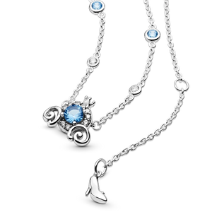 925 Silver Enamel Zircon Tree Necklace for Women