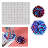 Silicone Mould Resin Craft Coaster Mold for DIY Epoxy Jewelry