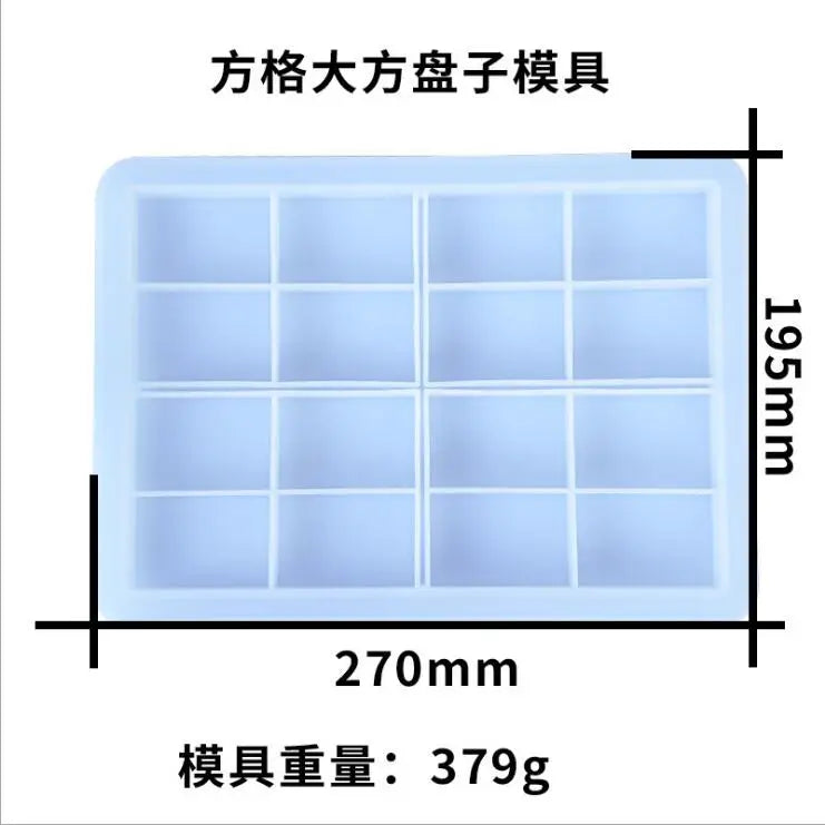 Silicone Mould Resin Craft Square Tray Mold