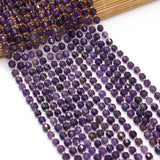 6mm Natural Agates Stone Beads Faceted Amethysts DIY Necklace Accessories