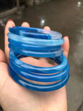 Handcarved Agate Bangle Bracelets Women Jade Jewelry