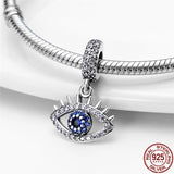 925 Sterling Silver Fish Girl Boy Charm Bead for Bracelets DIY Jewelry
