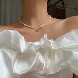 Real Pearl Choker Necklace for Women