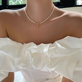 Real Pearl Choker Necklace for Women