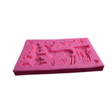 Christmas Tree Elk Charms Craft DIY UV Resin Silicone Molds for Jewelry Making
