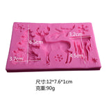 Christmas Tree Elk Charms Craft DIY UV Resin Silicone Molds for Jewelry Making