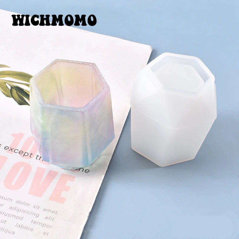 UV Resin Silicone Pen Holder Molds for DIY Jewelry Making