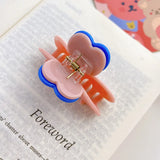 Small Pink Heart Hair Claws for Women