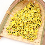 8-16mm Double Face Ceramic Smile Beads for Jewelry Making