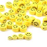 8-16mm Double Face Ceramic Smile Beads for Jewelry Making