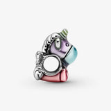 925 Silver Rainbow Unicorn Charm for Bracelet Necklace DIY Jewelry