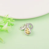 925 Silver Durian King of Fruits Dangle Charm Fits Bracelet Beads Gift