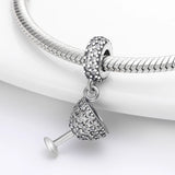 925 Silver Fish&Doll Airplane Globe Charm Bead 3mm Bracelet Bangle DIY