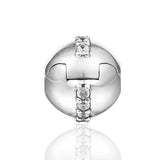 925 Silver CZ Clip Charms for Bracelet Jewelry Making