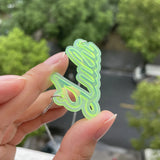 Acrylic Bubble Necklaces Name Necklace Women Colorful Letter Pendant Necklace