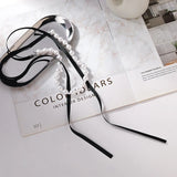 Arrival Choker Necklace Ribbon Bow Adjustable