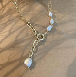 Baroque Pearl Necklace Freshwater Coin Pearls