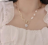 Baroque Pearl Necklace Freshwater Coin Pearls