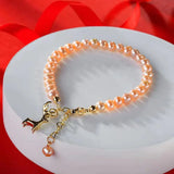 Colorful Freshwater Pearl Charm Bracelet for Women 16-20cm