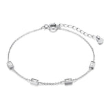 Leaf Zircon Bracelet for Women, Party Gift