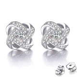 925 Sterling Silver Zircon Stud Earing For Women Party Gift