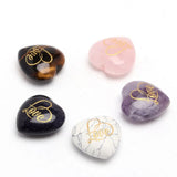 Heart-shaped Gemstone Love Charm Crystal Ornament