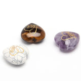 Heart-shaped Gemstone Love Charm Crystal Ornament